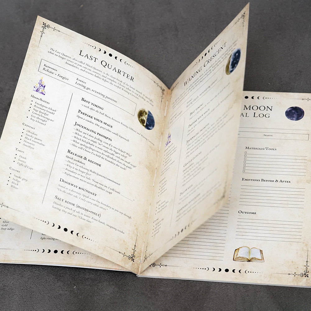 Moon Magic Journal ✨ Manifest, Plan & Track Every Lunar Phase - Truly Yours