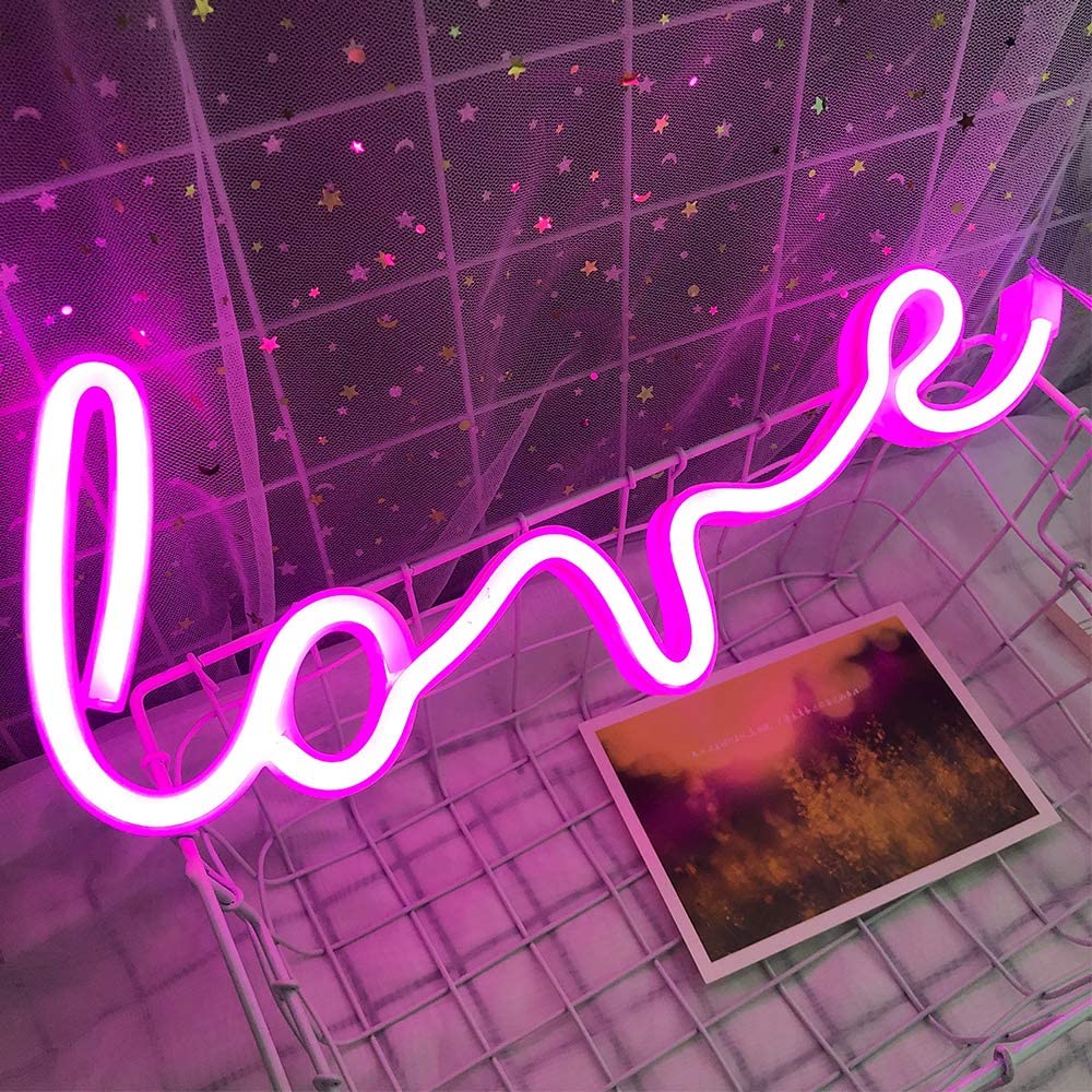 LED Neon Light Wall Decor Collection Love Led light