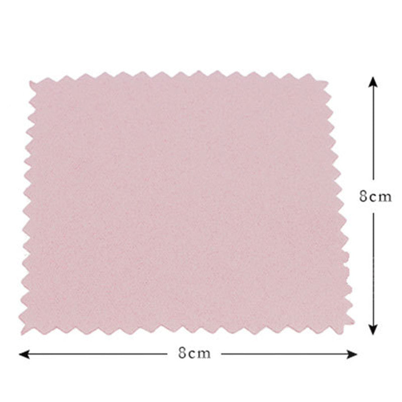 50 PCS Pink Jewellery Polishing Cloths - Anti-Tarnish Cleaner for Silver & Precious Metals - Truly Yours