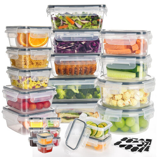 🥗 Alivio 24 Piece Food Storage Container Set – Airtight Leakproof Meal Prep Boxes ✨ - Truly Yours