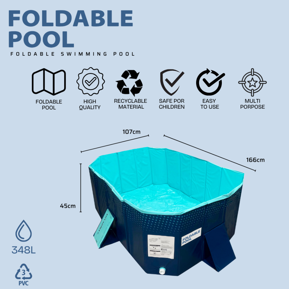 FOLDABLE FAMILY POOL - Truly Yours