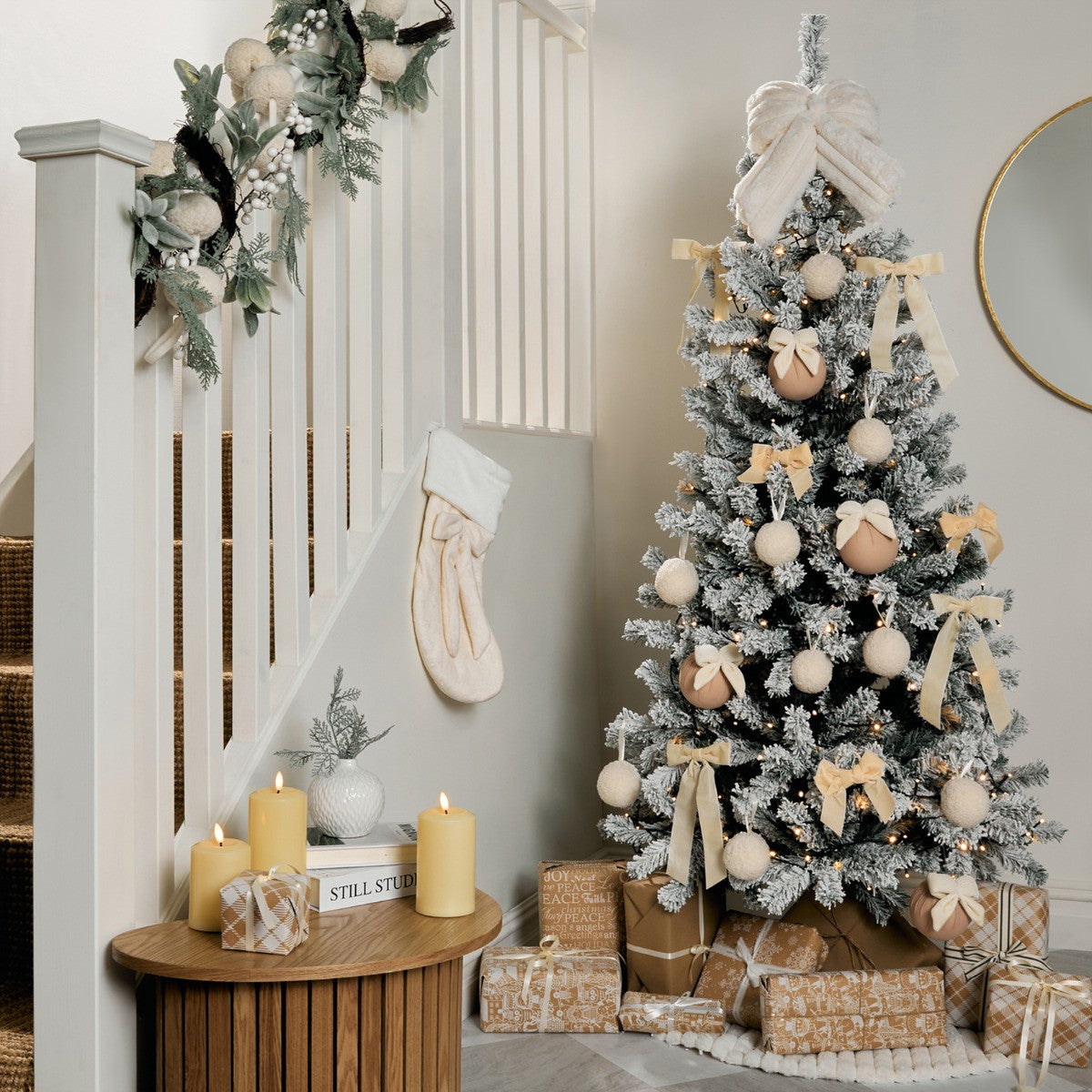 The Snowy Christmas Tree 500 Tips - 6FT