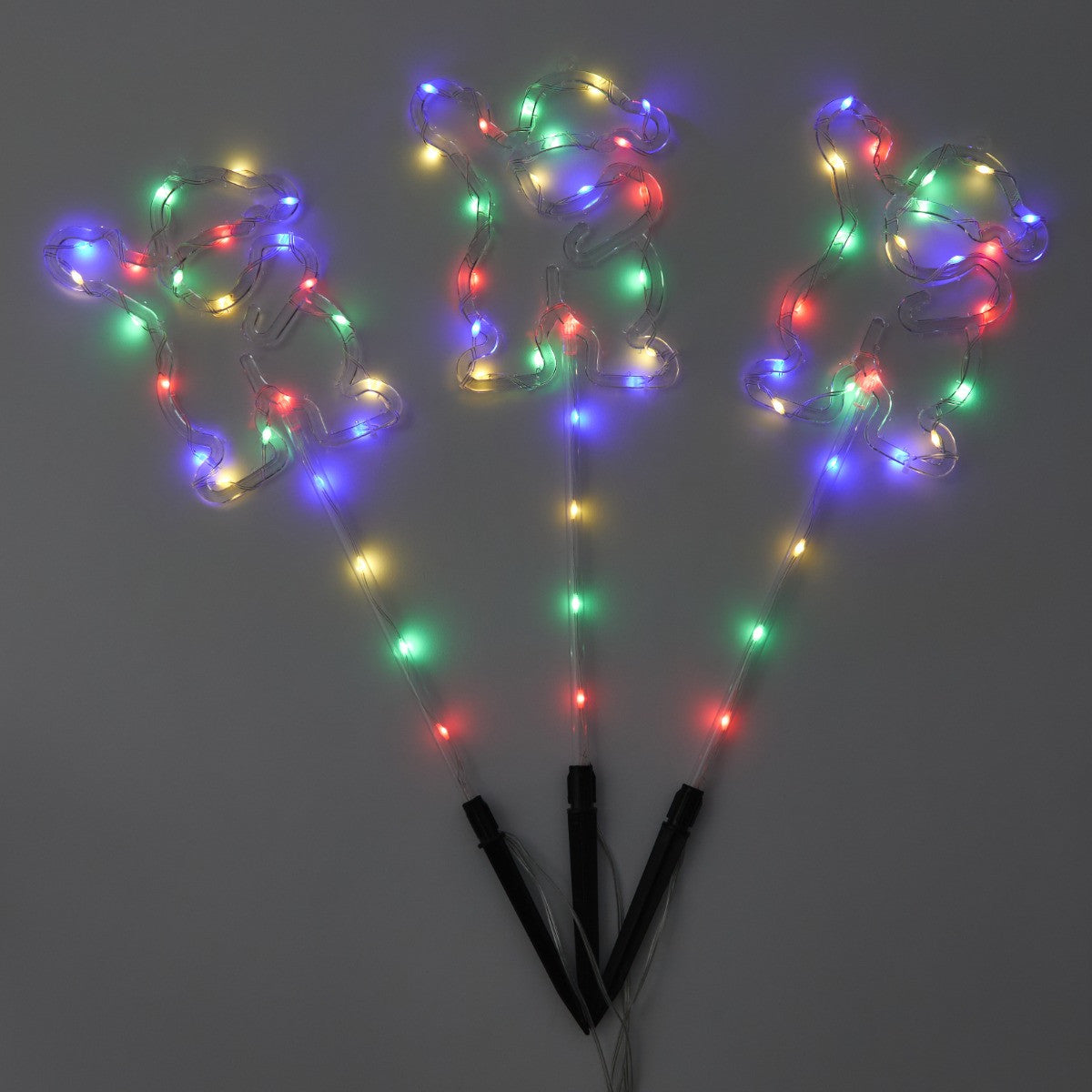 3 Pack Santa Stake Lights