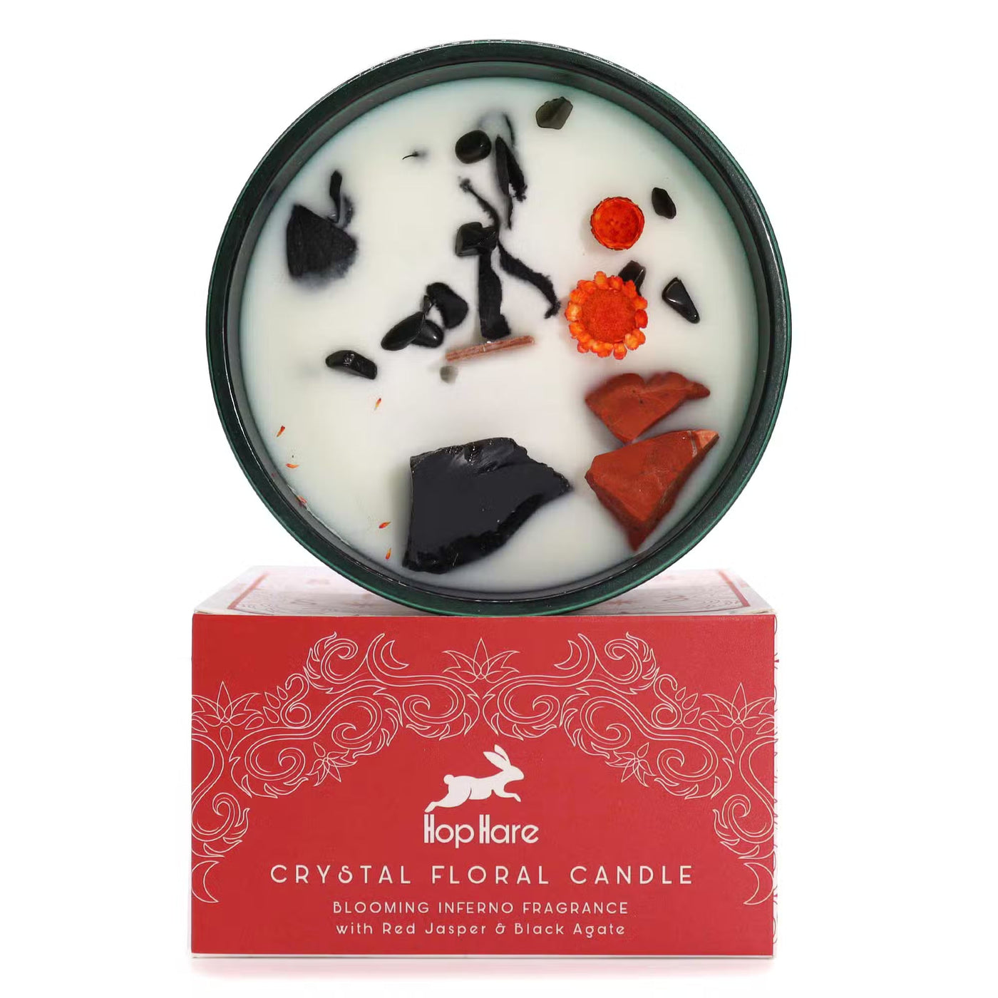 Hop Hare Crystal Magic Flower Candle - The Devil Candle