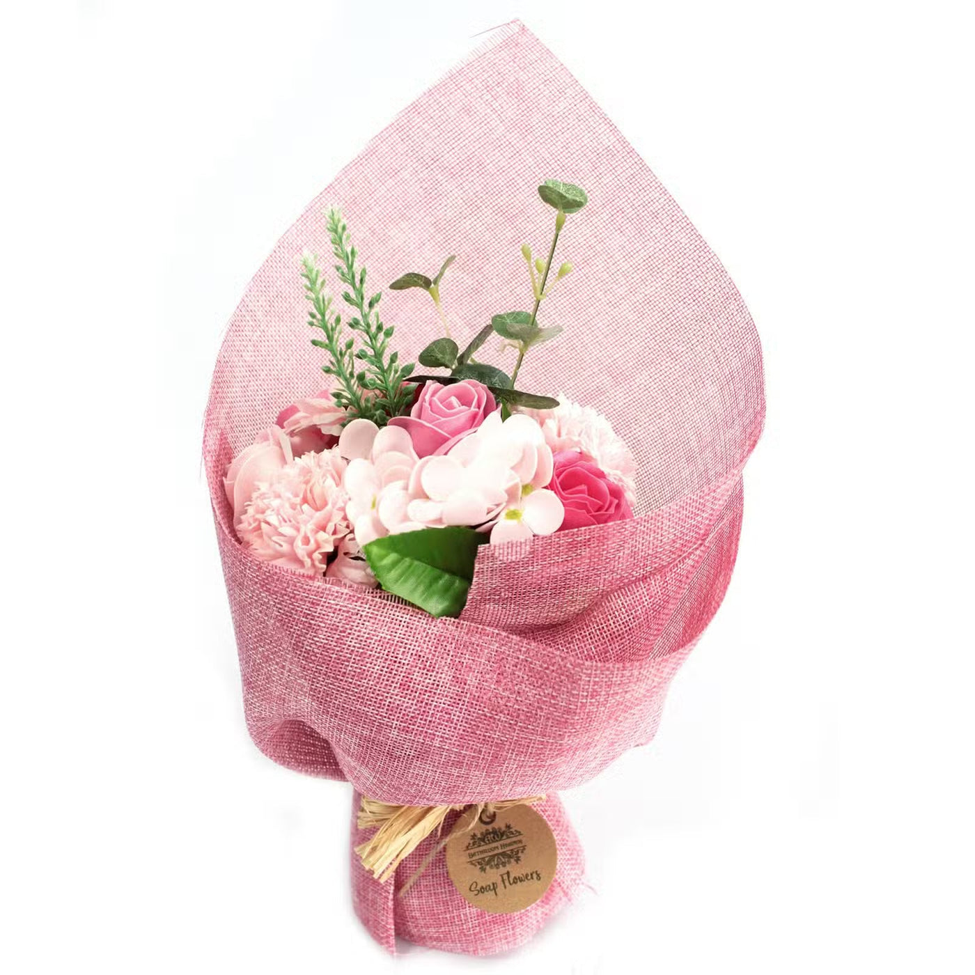 Standing Soap Flower Bouquet - 6 Colours Pink Soap Flower Bouquets