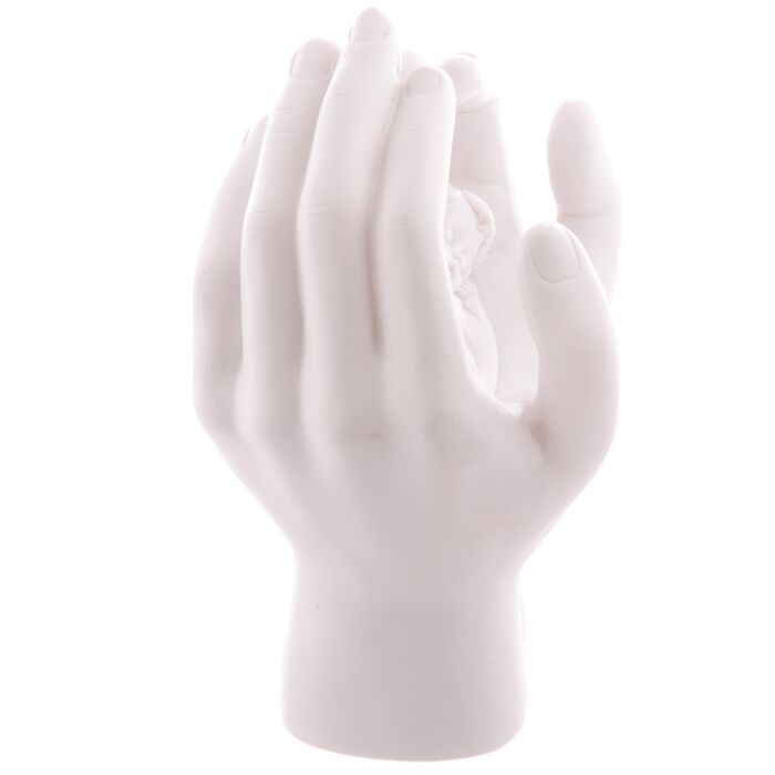 LED Cute Hands and Sleeping Cherub Ornament Ornament