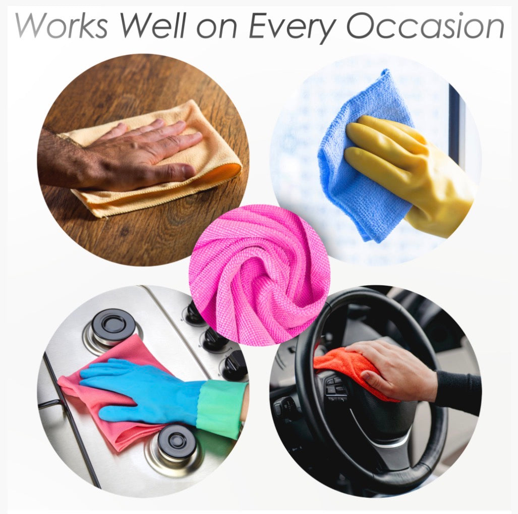 Microfibre Cleaning Cloths (10) - Truly Yours