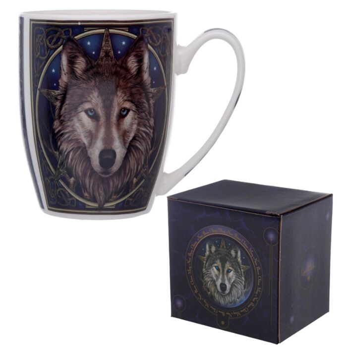 Porcelain Mug - Lisa Parker Wild One Wolf Mug