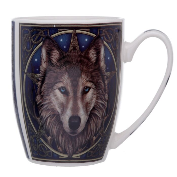 Porcelain Mug - Lisa Parker Wild One Wolf Mug