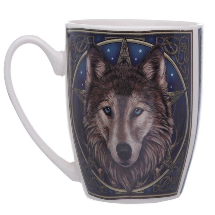 Porcelain Mug - Lisa Parker Wild One Wolf Mug