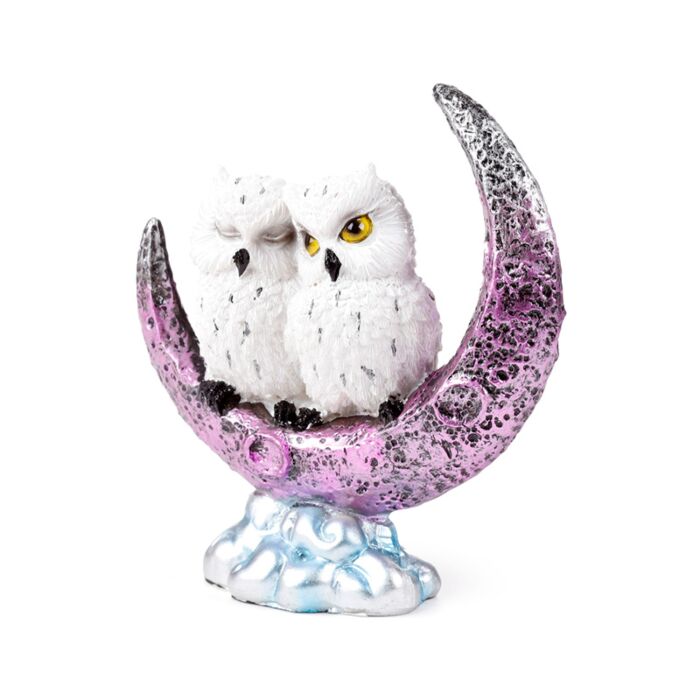Wise Old Magical Owl - Crescent Moon - Truly Yours