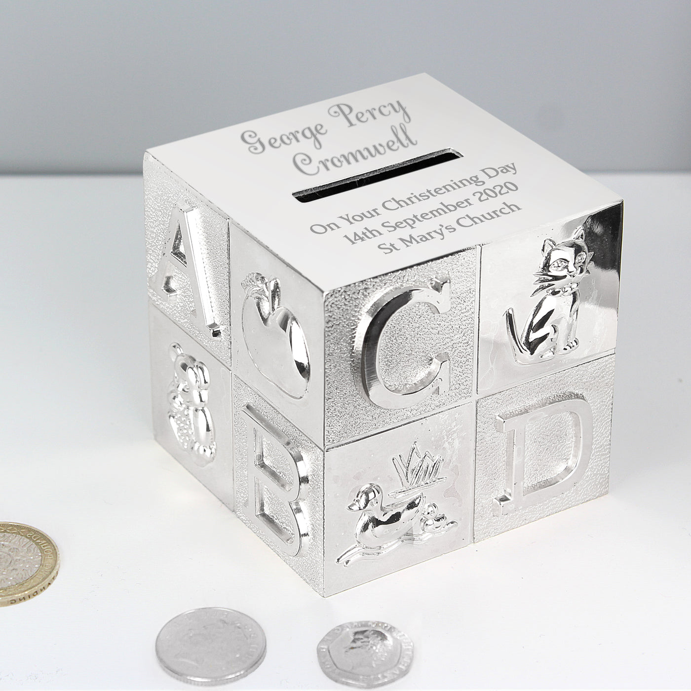 Personalised Big Name ABC Money Box - Truly Yours