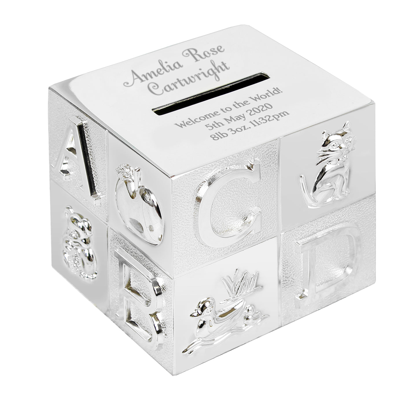 Personalised Big Name ABC Money Box - Truly Yours
