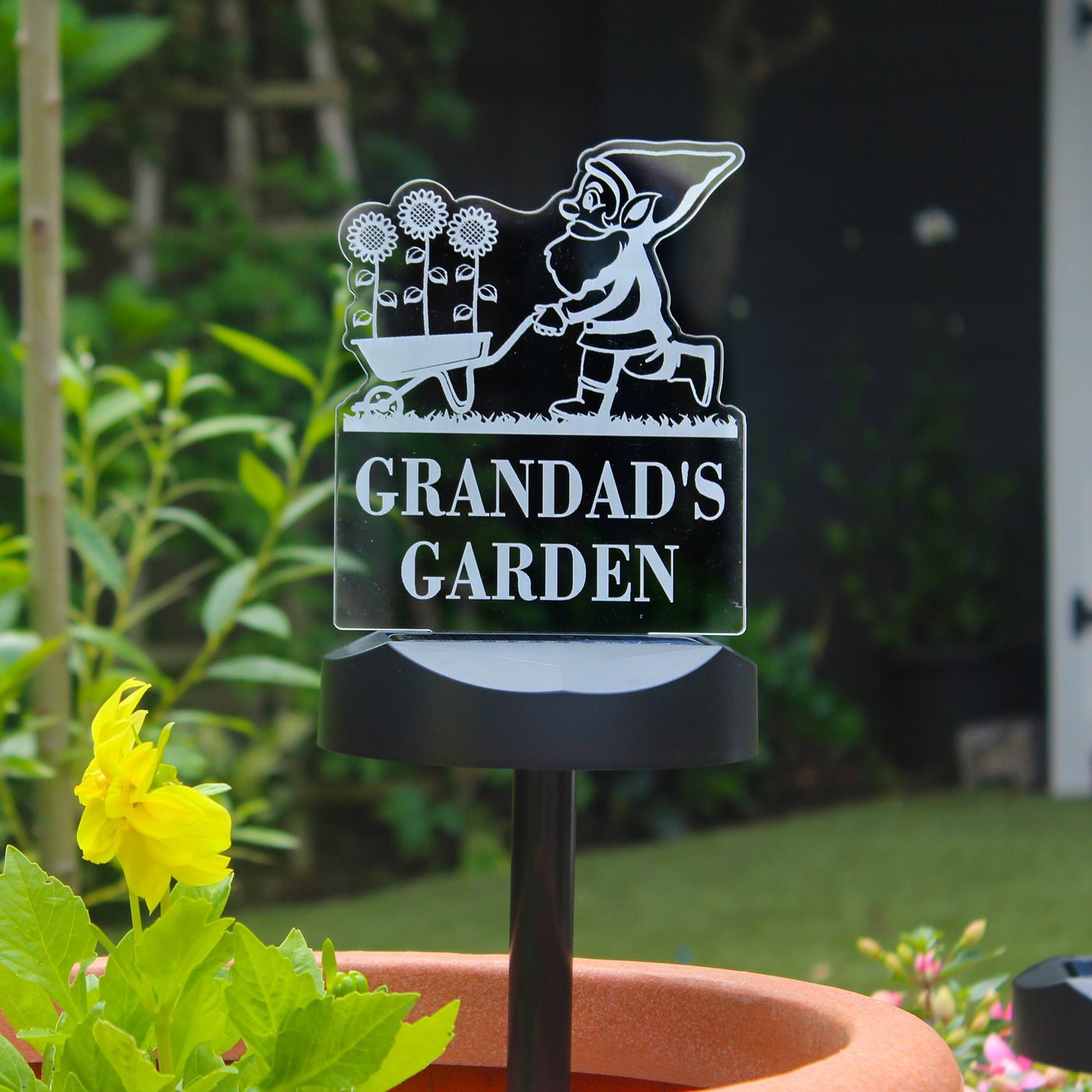 Personalised Gnome Garden Outdoor Solar Light - Truly Yours