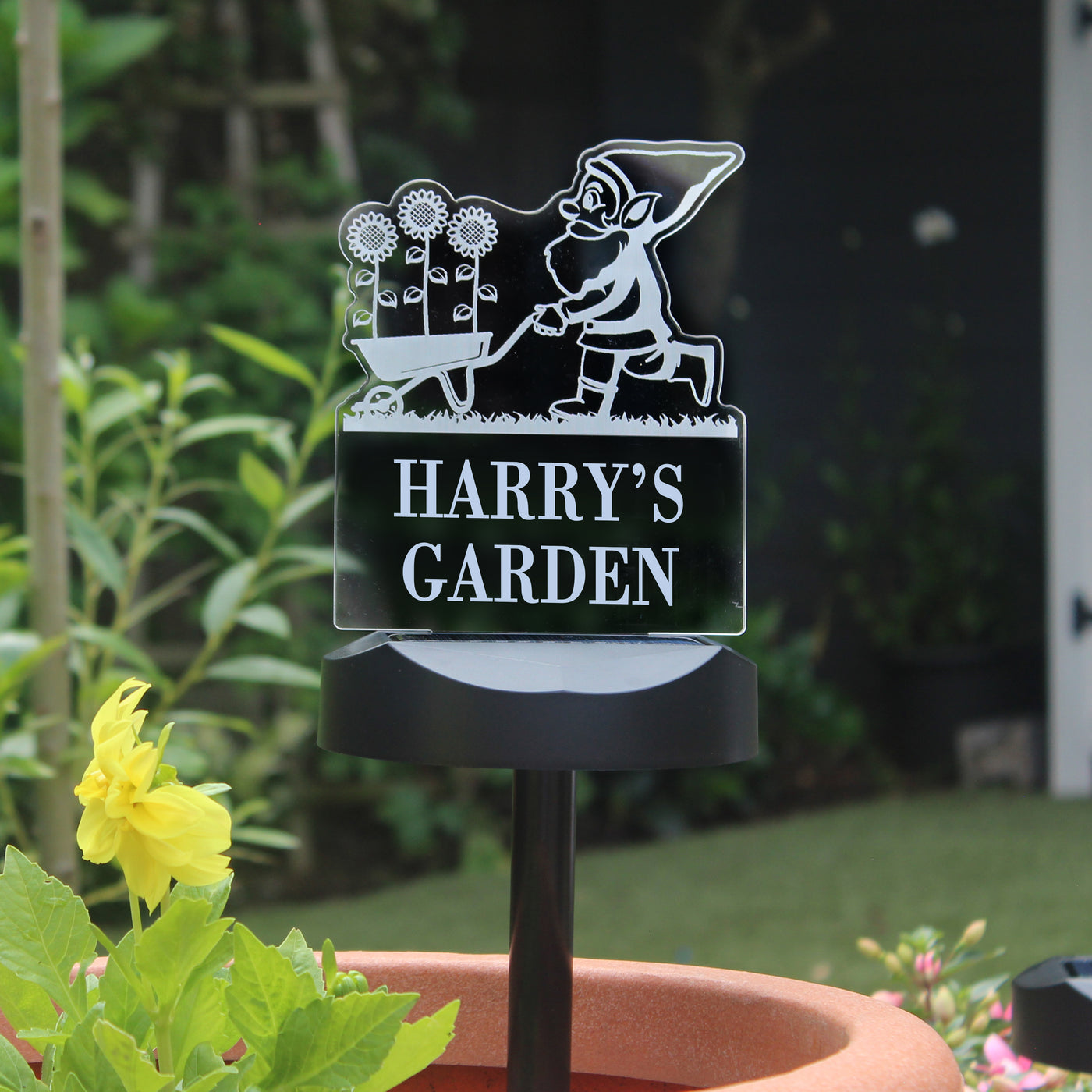 Personalised Gnome Garden Outdoor Solar Light - Truly Yours