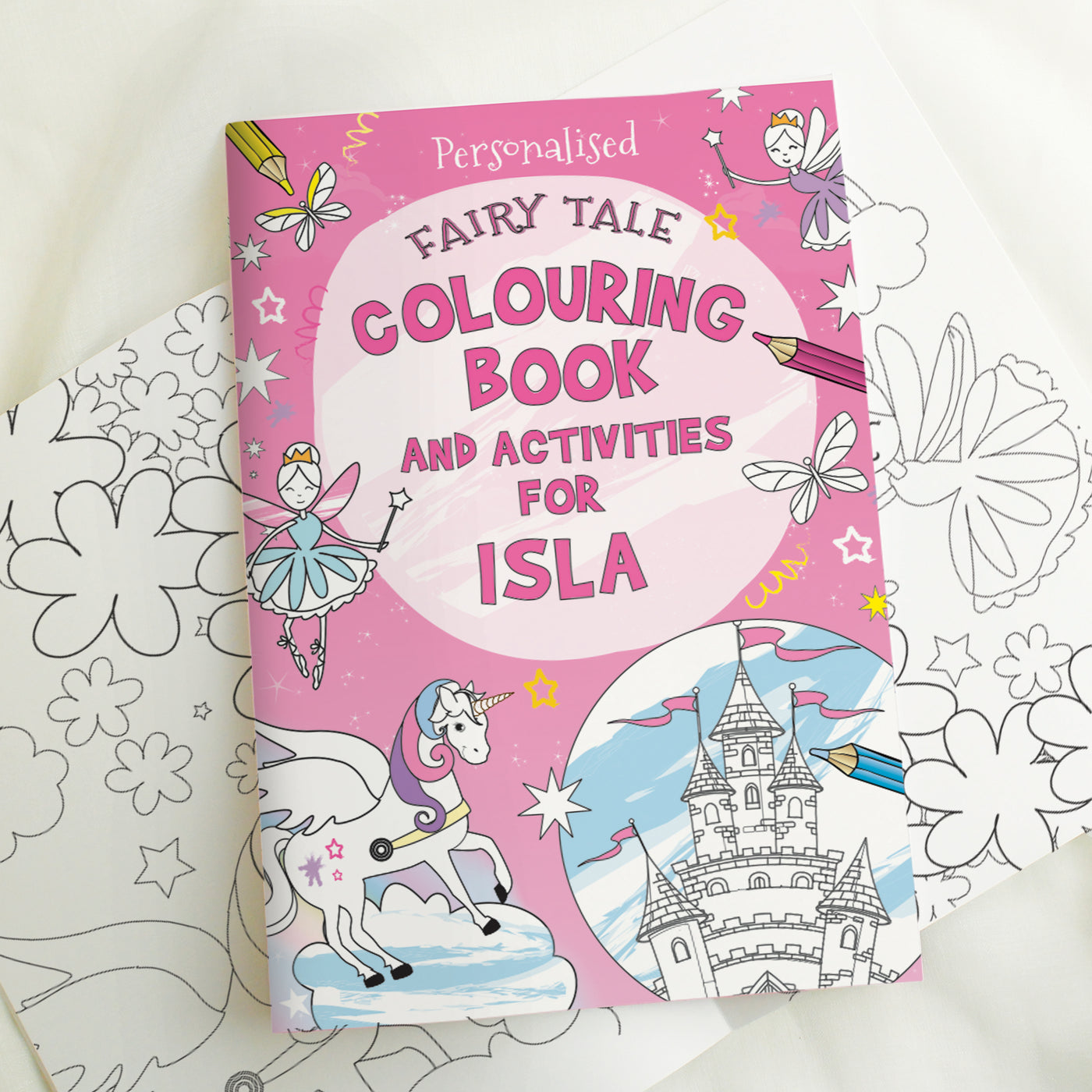 Personalised Princess & Unicorn Colouring Book - Truly Yours
