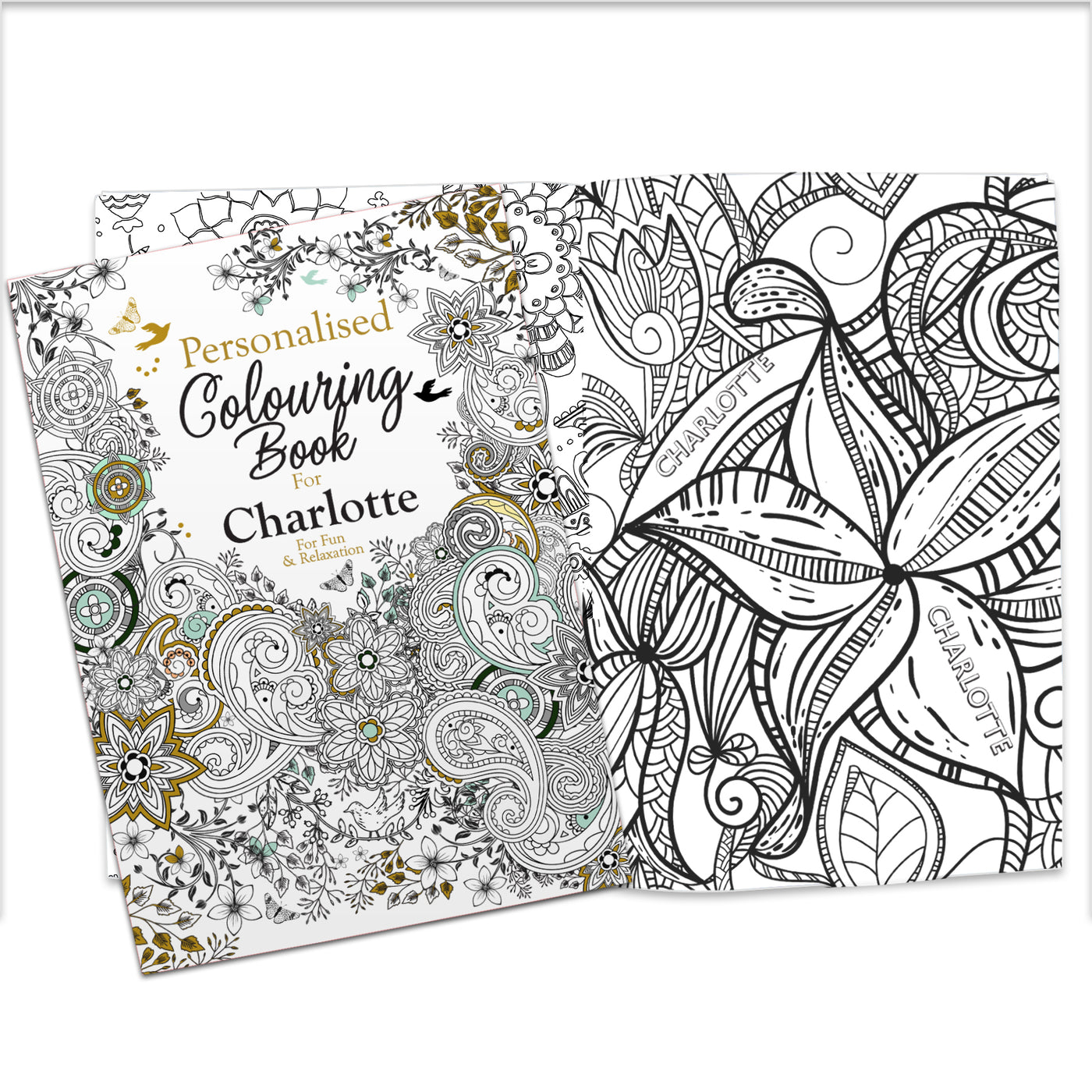 Personalised Botanical Colouring Book - Truly Yours