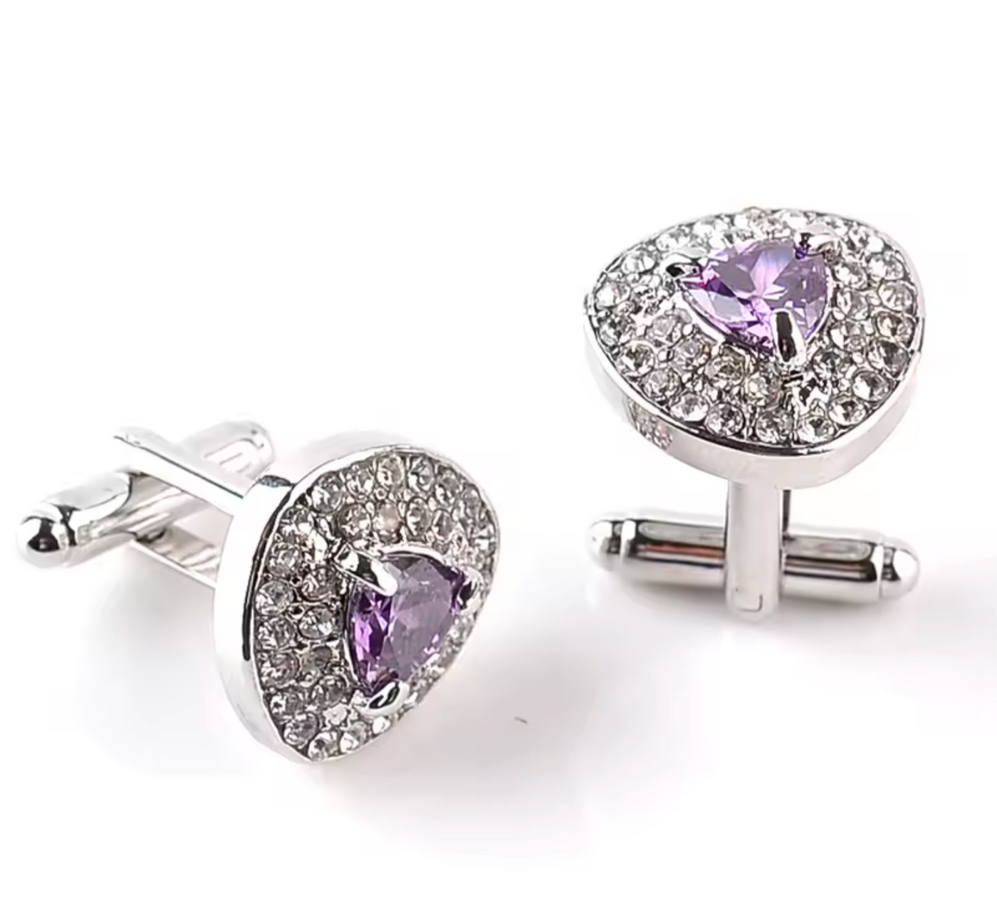 Luxury Crystal Cufflinks - 3 Colours - Truly Yours