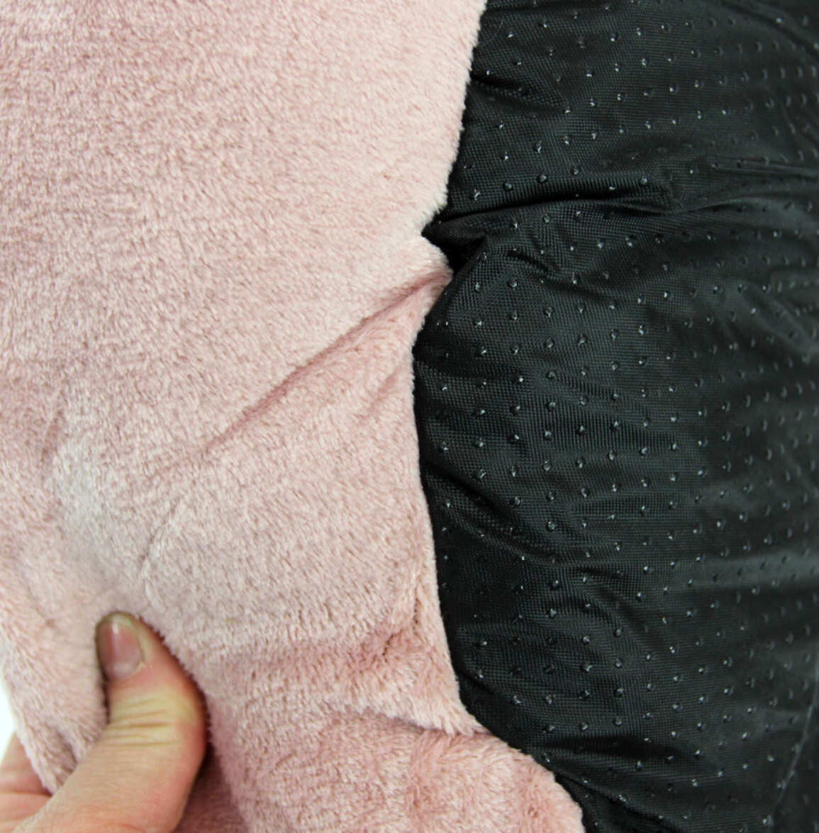 Pink Cat Bed for Cats & Small Dogs - Padded Cushion, Anti-Slip, Washable Pet bed