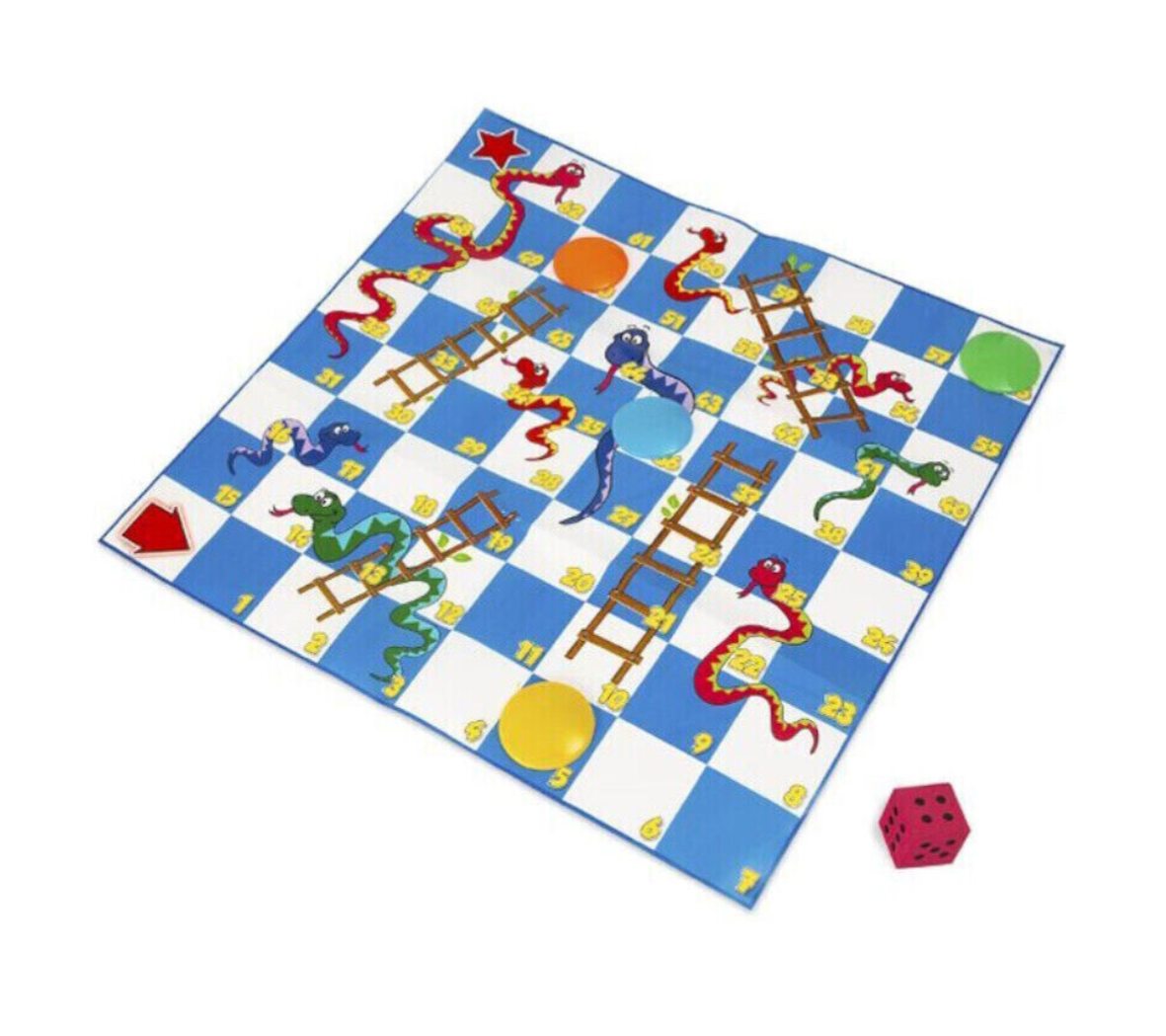 Snakes & Ladders Outdoors Indoors Board Garden Game Toy - Truly Yours