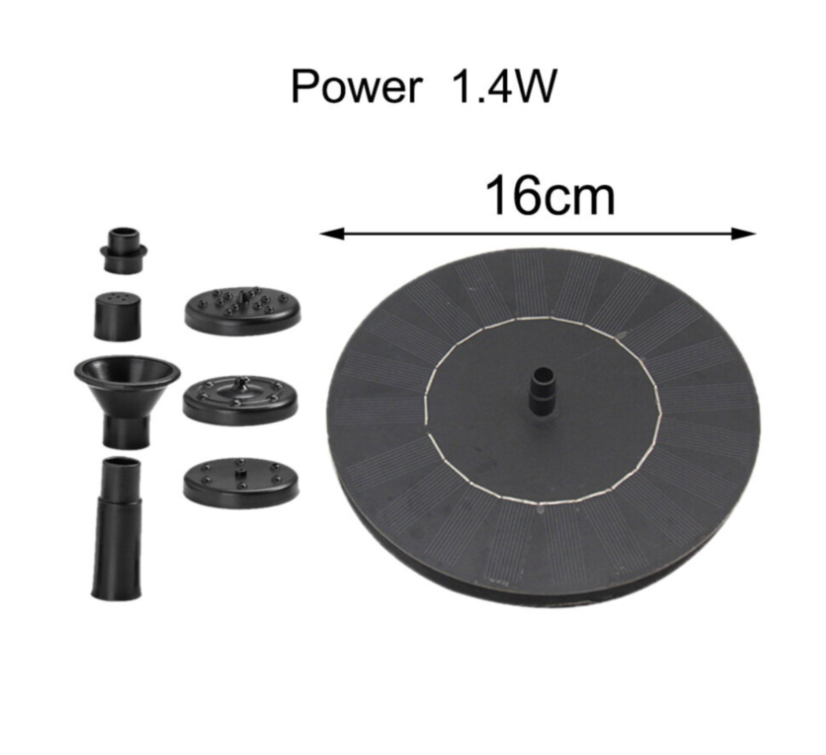 Floating Solar Fountain Pump for Garden, Pool & Pond - Truly Yours