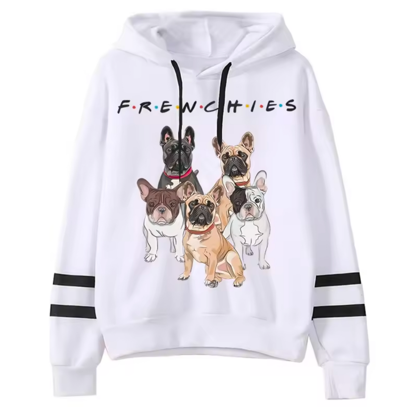 Frenchie Friends Graphic Hoodie - Truly Yours