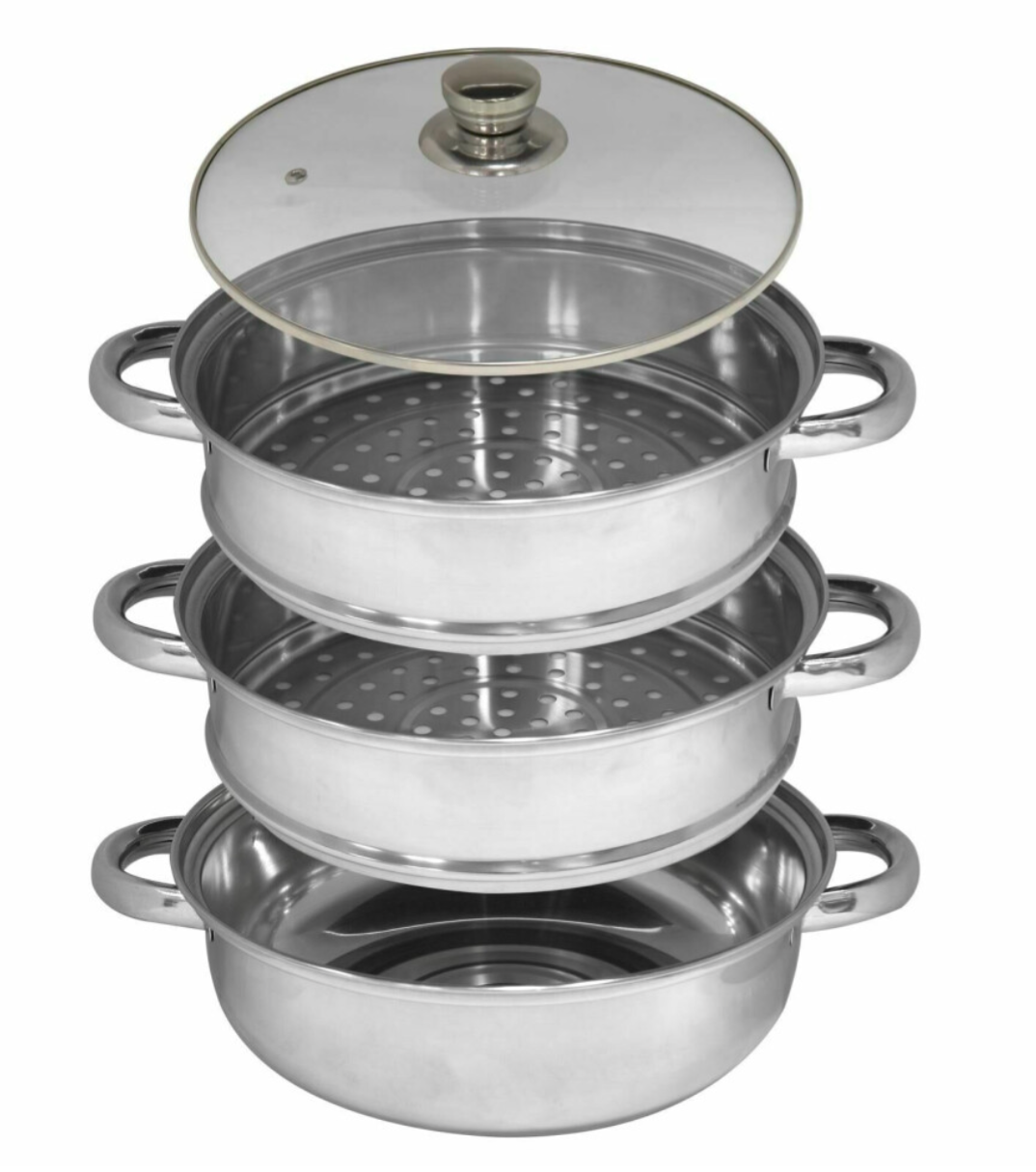 Kabalo 3 Tier Vegetable Steamer Stainless Steel Pan Set - Truly Yours