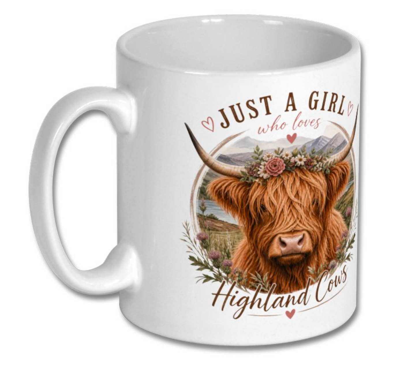 Farmhouse Highland Cow Mug – Cute Cow Lover Gift for Coffee & Tea Lovers - Truly Yours