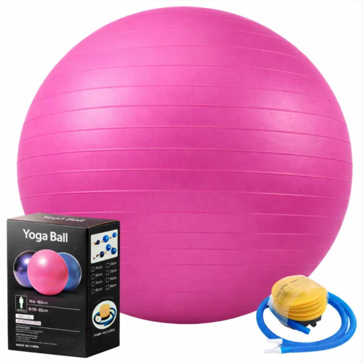 Anti-Burst Swiss Gym Ball with Pump - Truly Yours