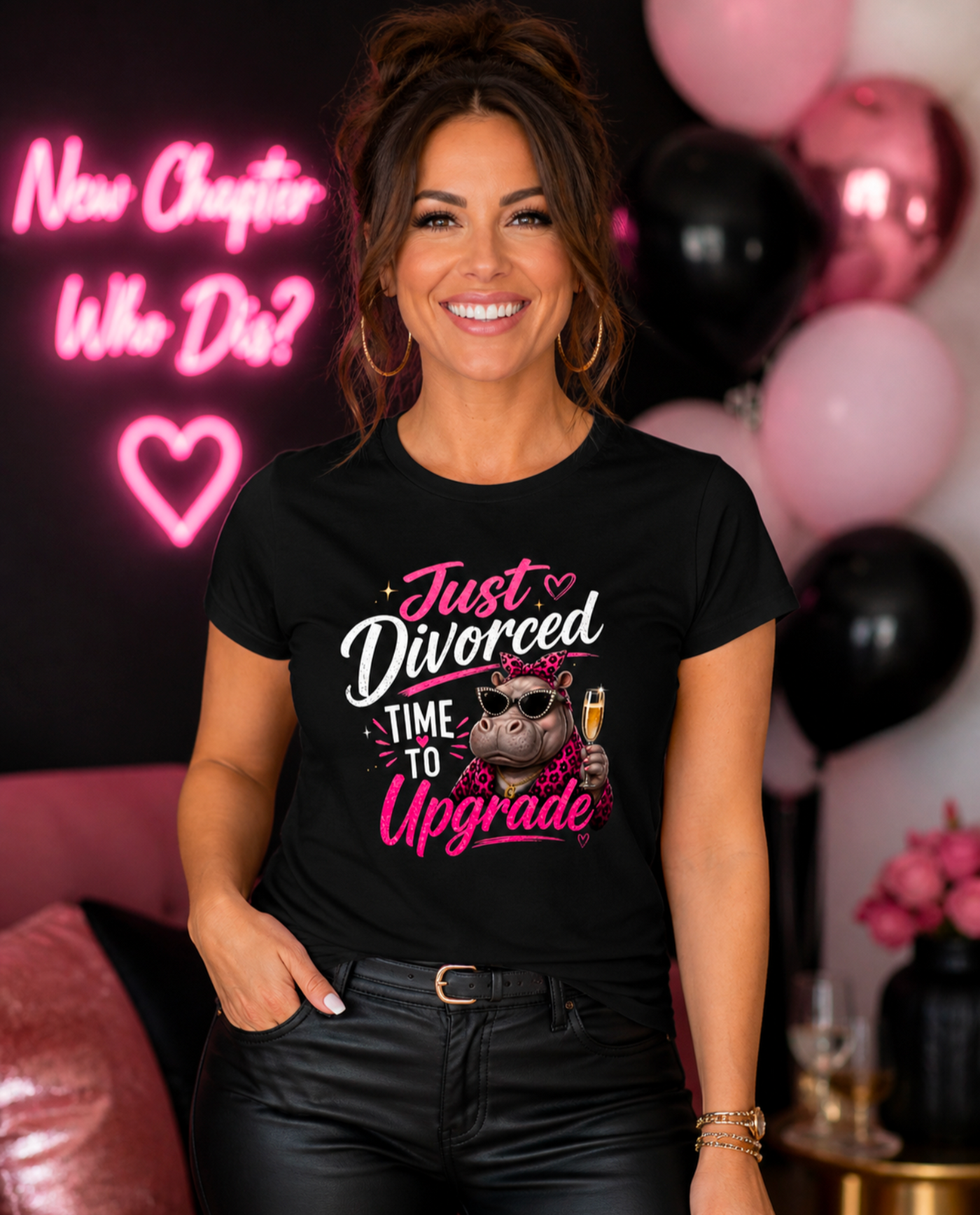 Just Divorced – Time to Upgrade Graphic T-Shirt - Truly Yours