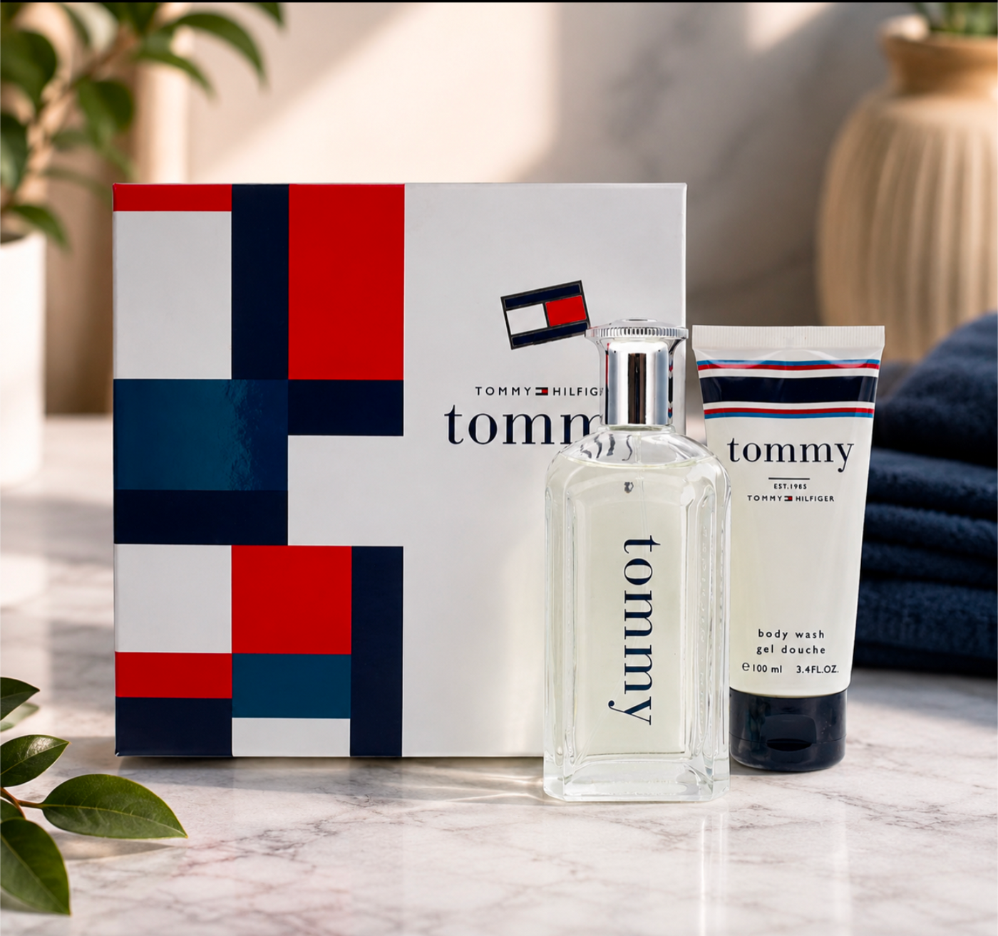 Tommy Hilfiger Tommy Men’s Gift Set – Eau de Toilette & Body Wash Grooming Collection - Truly Yours
