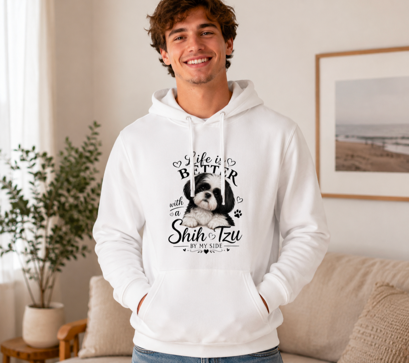 Unisex “Life Is Better With a Shih Tzu” Hoodie - Truly Yours