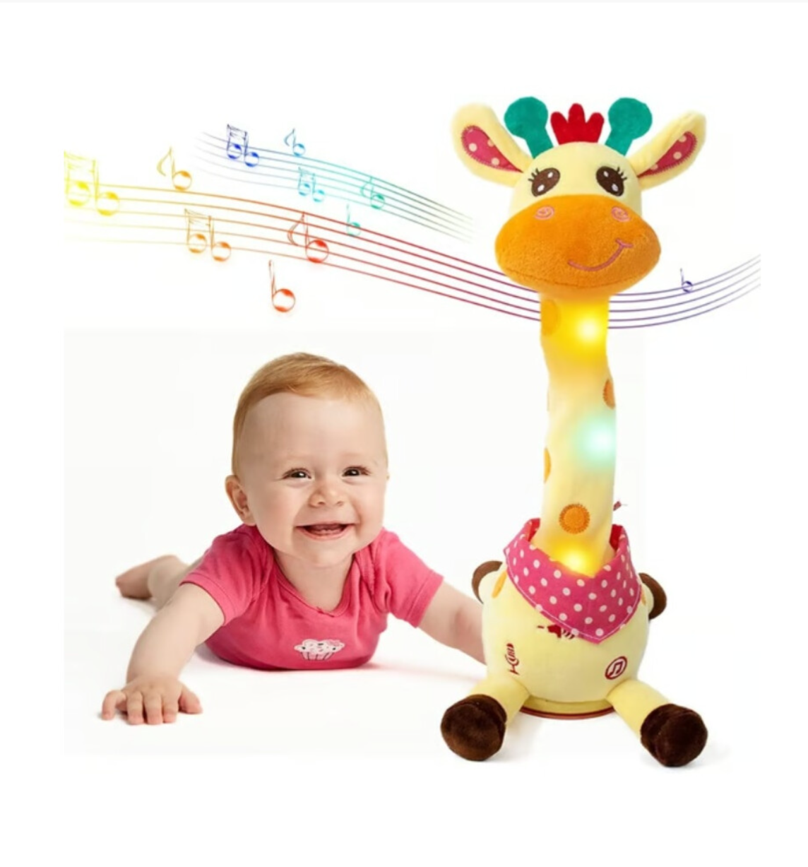 Musical Giraffe Toy – Sings Dances & Repeats What You Say - Truly Yours