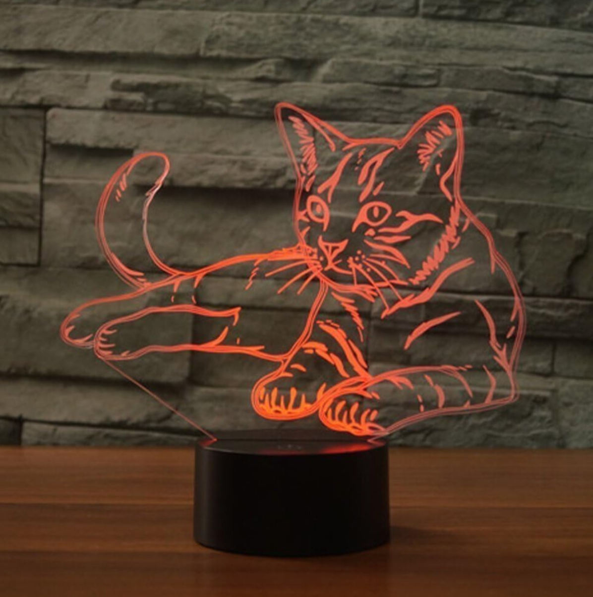 3D LED Cat Night Light - Truly Yours