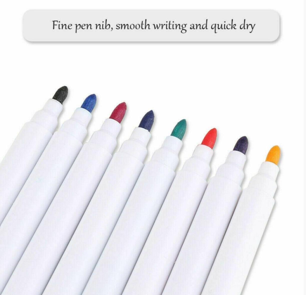 8 Colour Magnetic White Board Marker Pens - Truly Yours