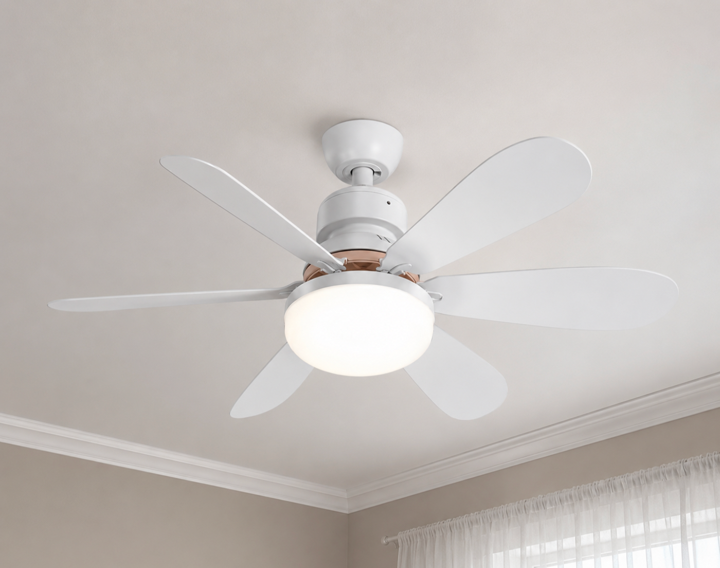 40W Smart LED Ceiling Fan with Remote & 3-Speed Settings - Truly Yours