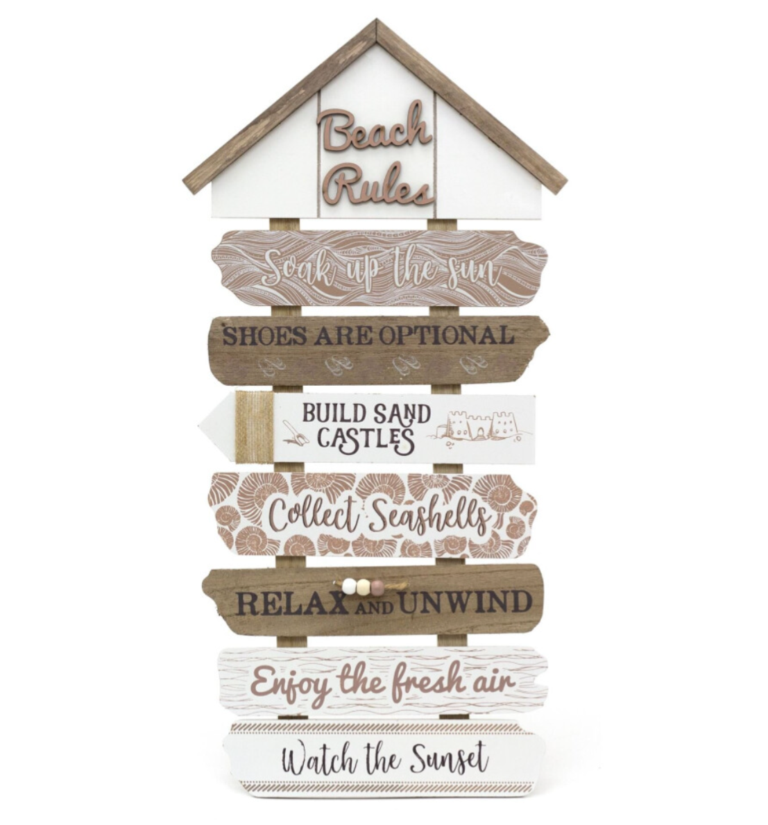 Beach Rules Wall Plaque Sign - Truly Yours