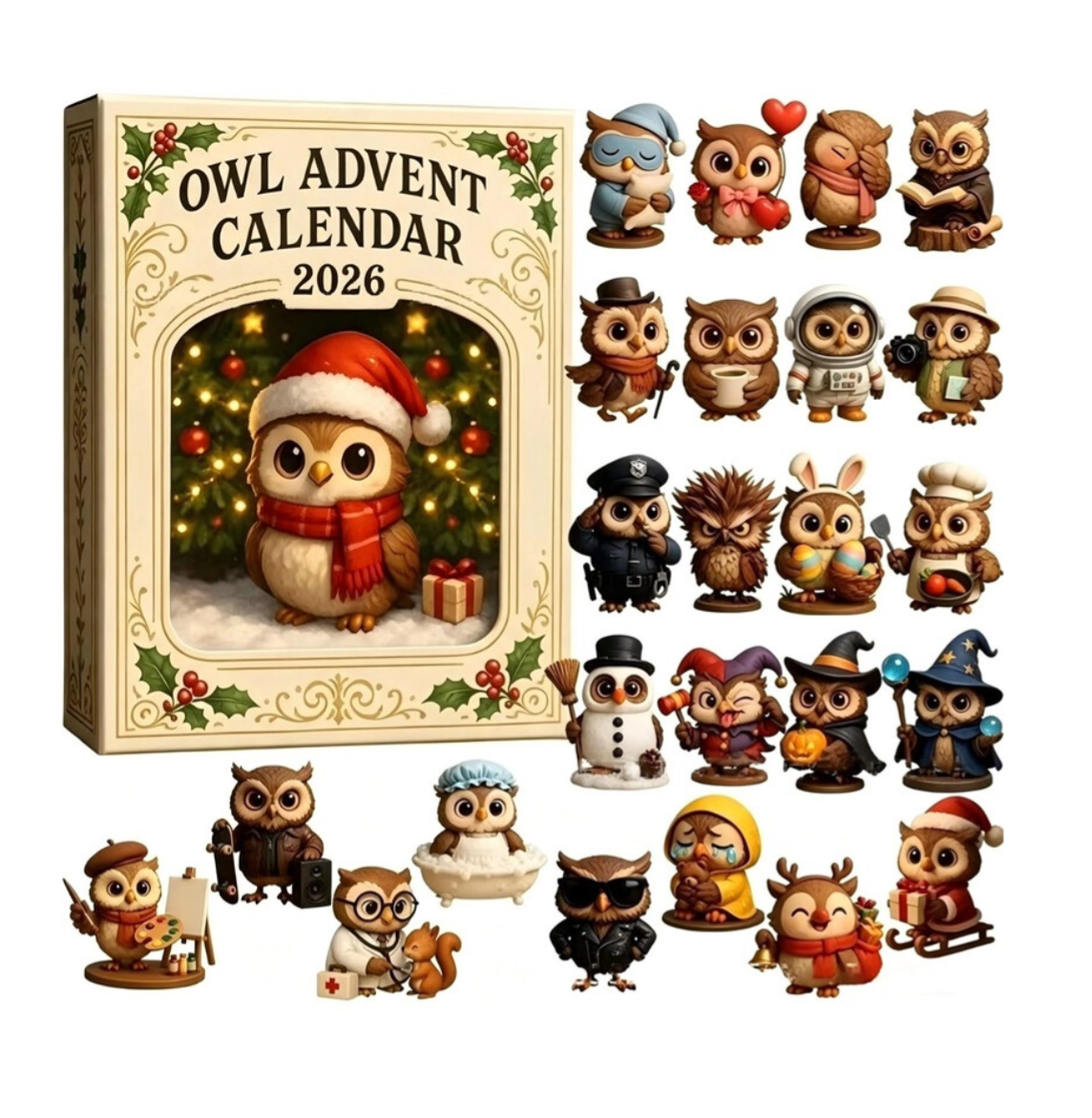 2026 Advent Calendar PVC Collectible Figures