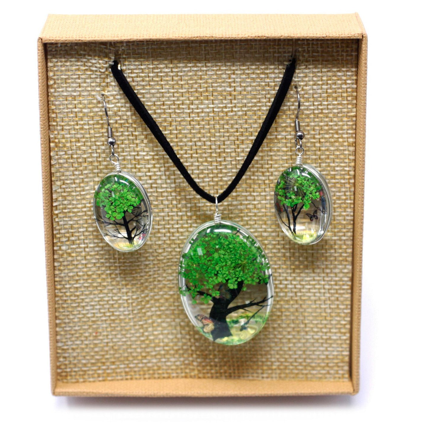 Pressed Flowers - Tree of Life set - Green - Truly Yours