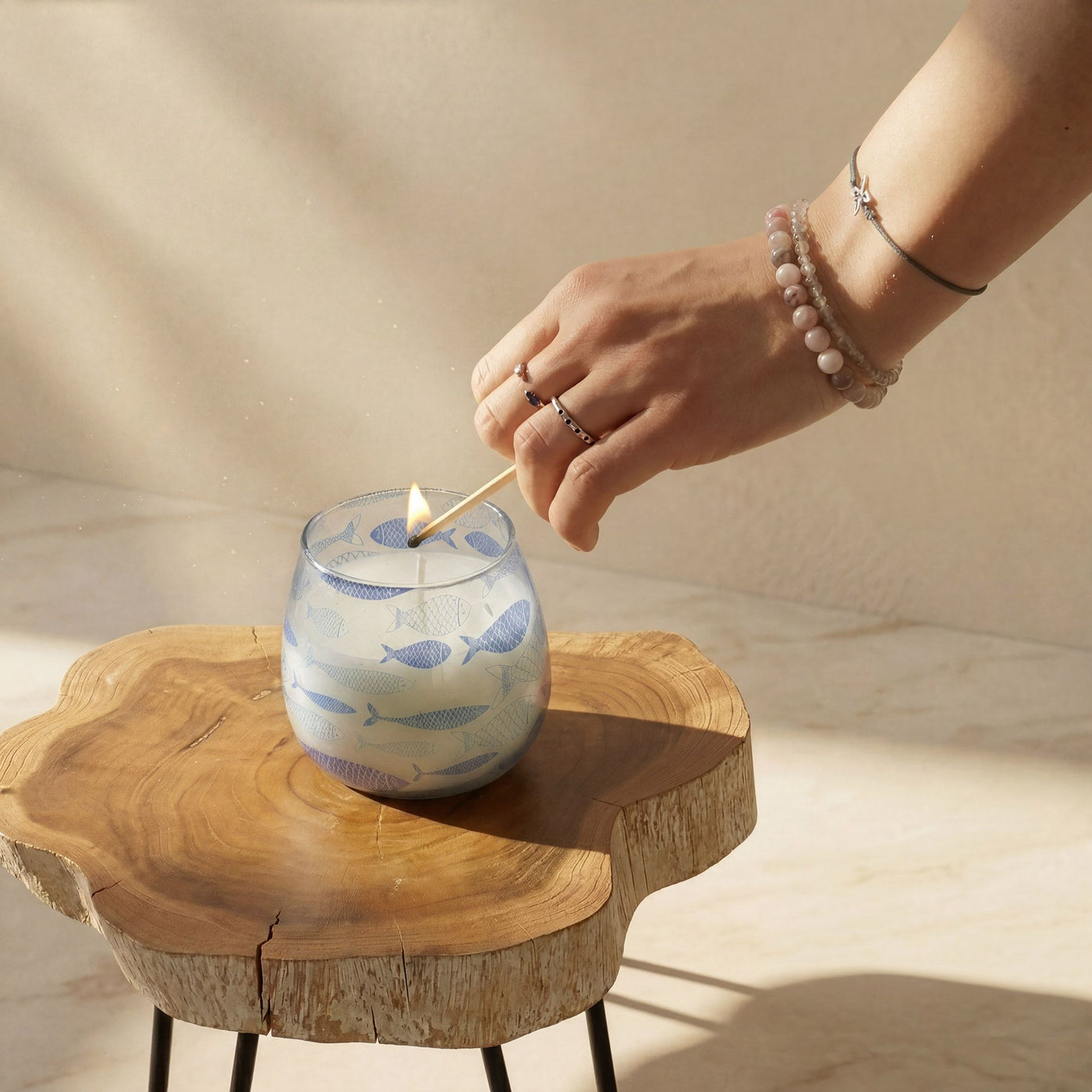 Small Glass Jar Candles - Seabreeze - Truly Yours