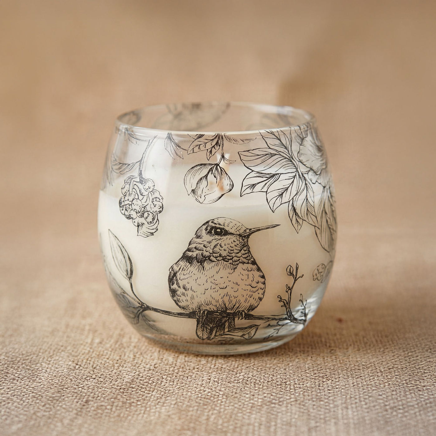 Small Glass Jar Candles - Drawn by Flame - Truly Yours