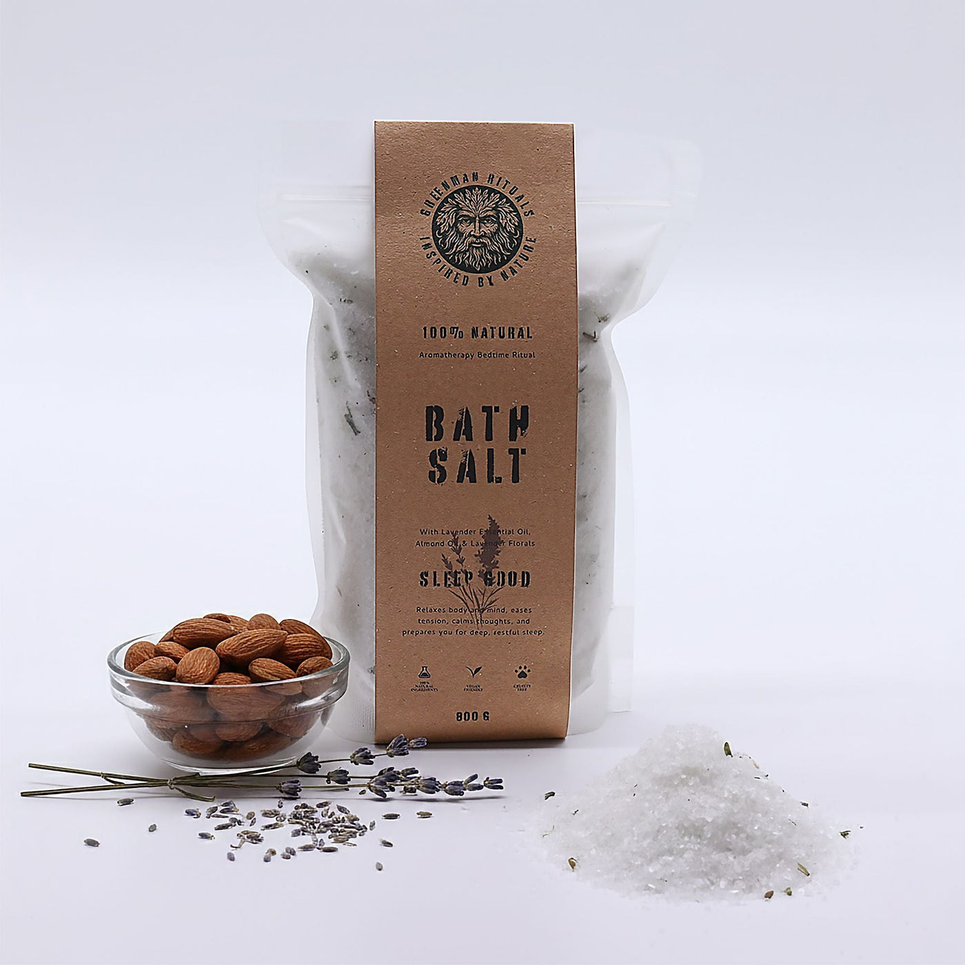 Greenman Rituals Lavender Aromatherapy Epsom Bath Salt – Sleep Good Greenman Rituals Bath Salts
