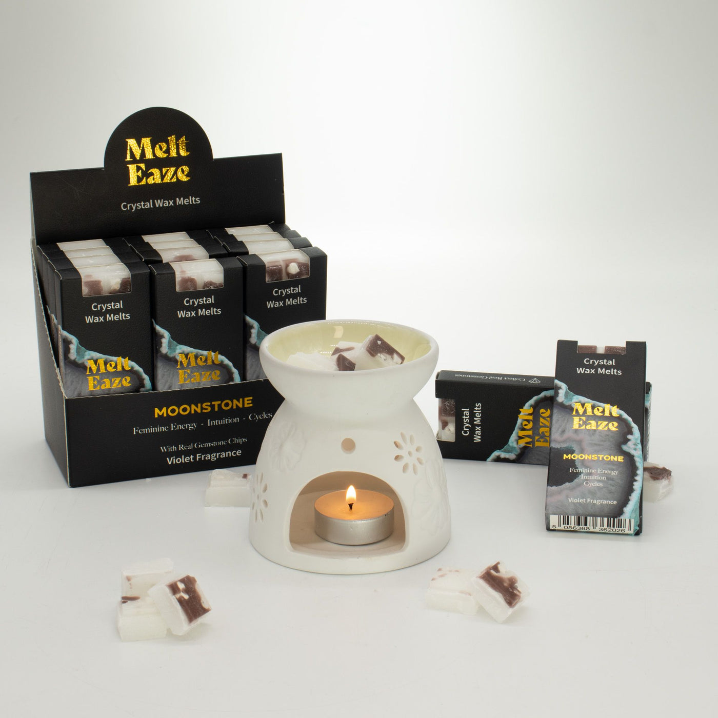 MeltEaze Wax Melts 50g - Moonstone Glow - Violet - Truly Yours