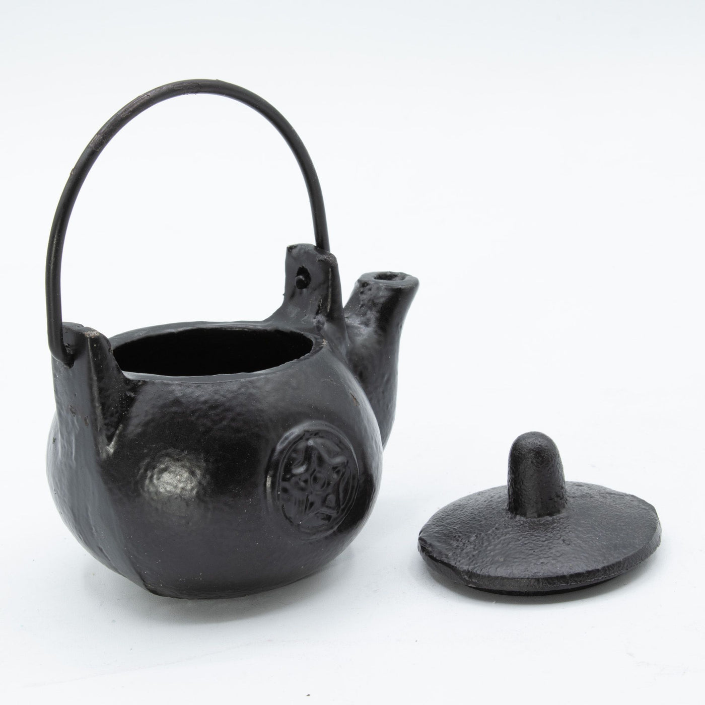 Small Cast Iron Ritual Pot with Pentagon 8x8x10cm - Truly Yours
