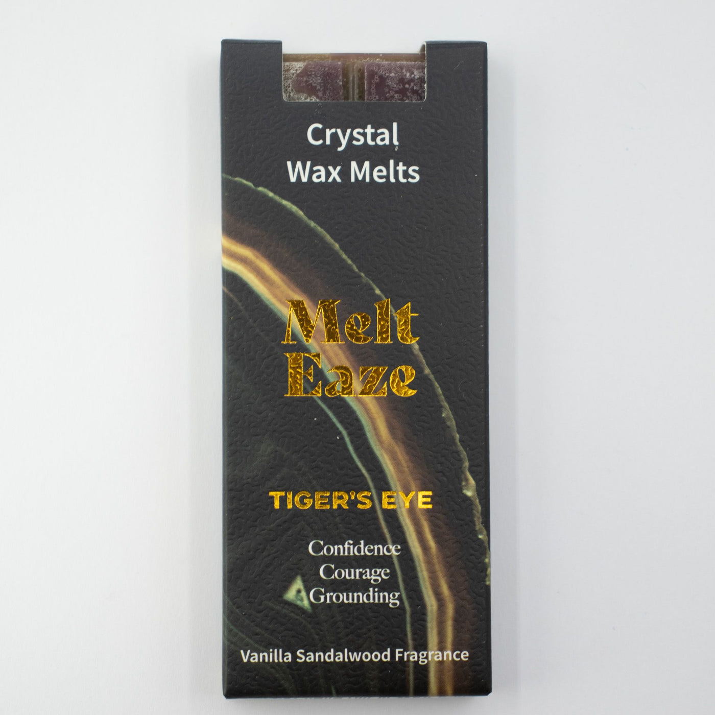 MeltEaze Wax Melts 50g - Tigereye Strength - Vanilla Sandalwood - Truly Yours