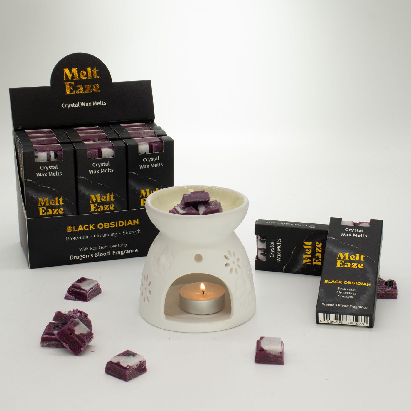 MeltEaze Wax Melts 50g - Obsidian Shield - Dragons Blood - Truly Yours