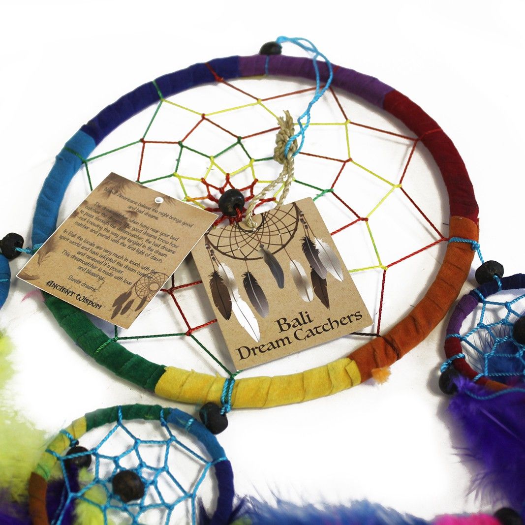Bali Dreamcatchers - XLarge Round - Cream/Coffee/Choc Bali Dreamcatchers