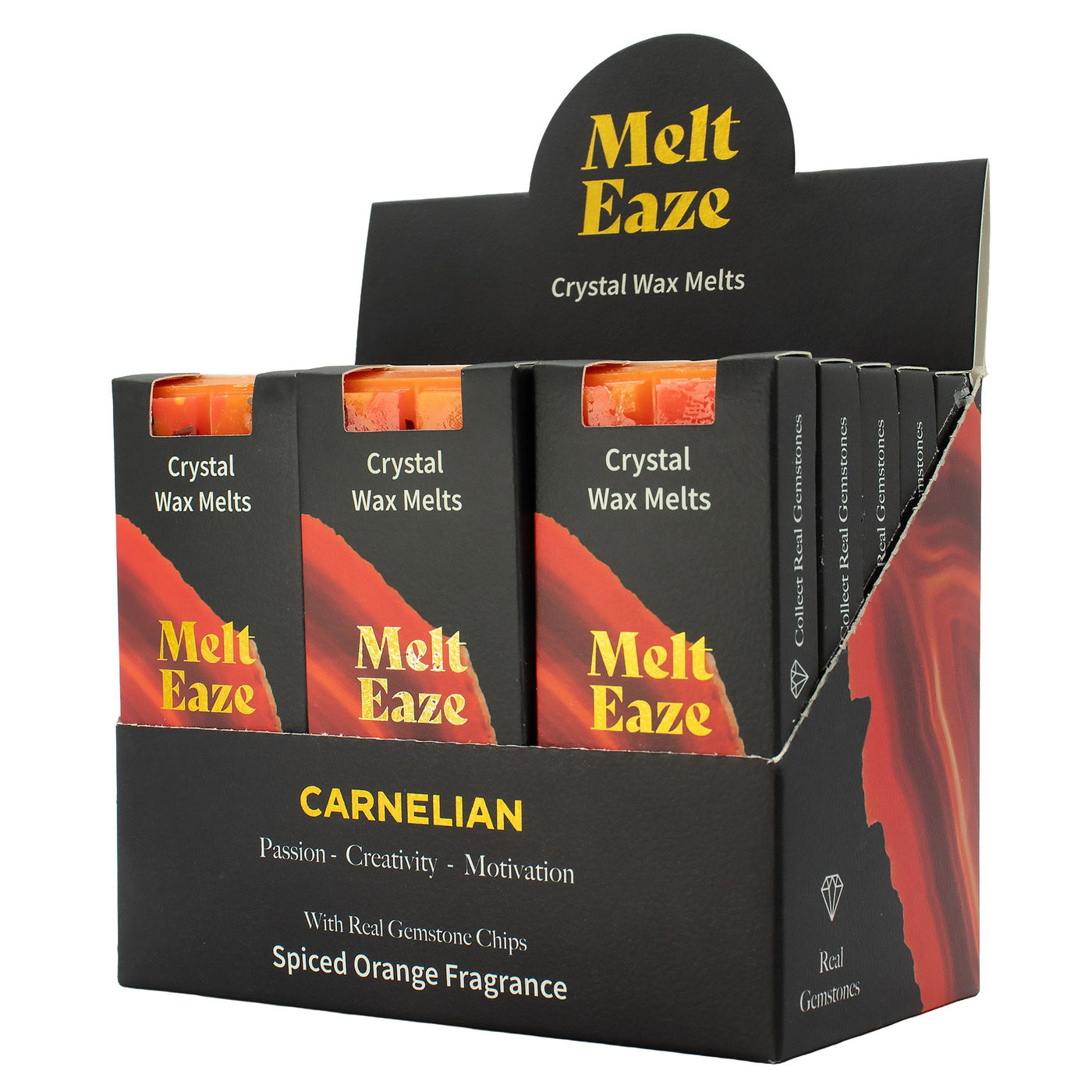 MeltEaze Wax Melts 50g - Carnelian Fire - Spiced Orange - Truly Yours