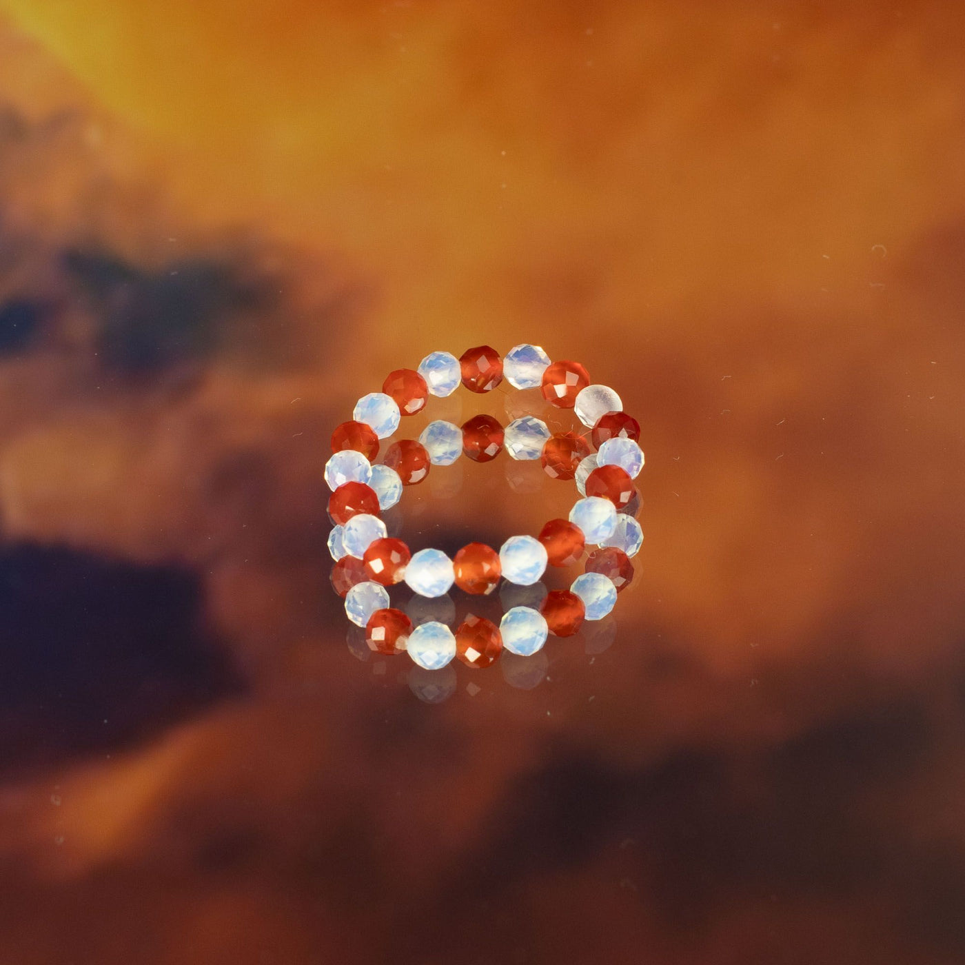Nymph Spirit Gemstone Ring Set - Blood Moon - Truly Yours