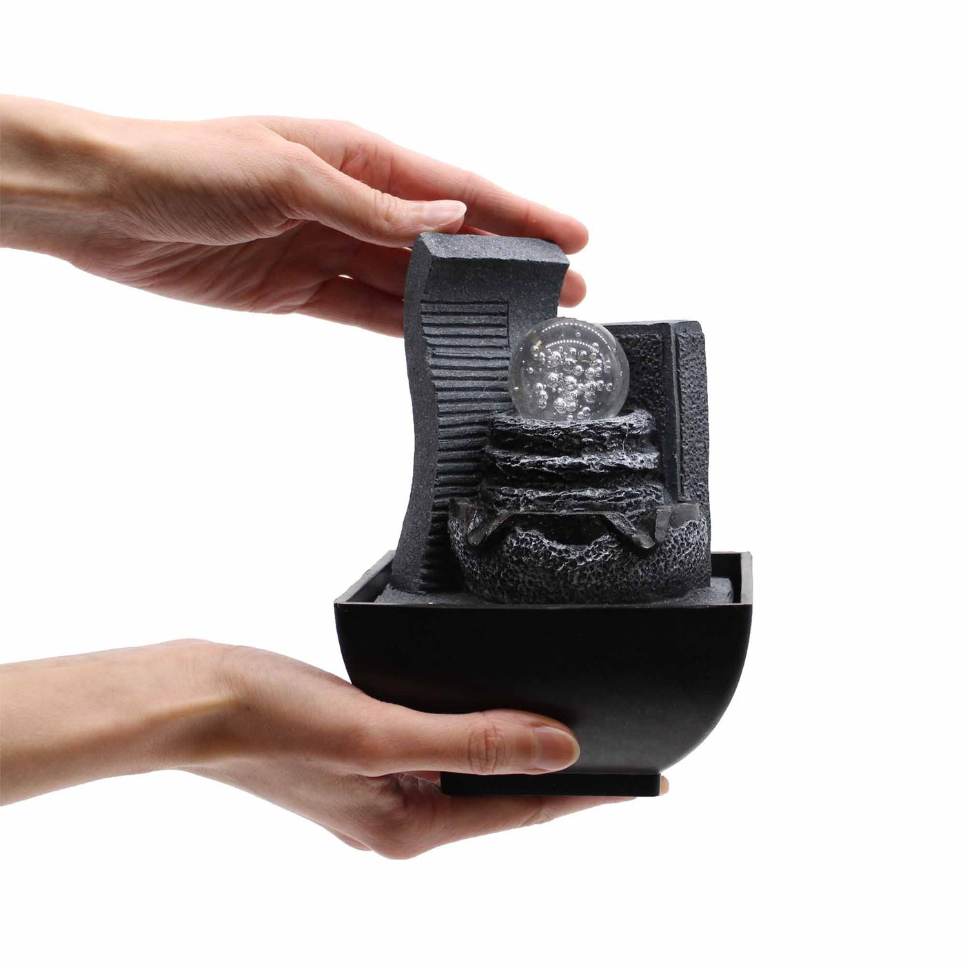 Tabletop Water Feature - 18cm - Cascading Rock Formation Tabletop Water Features